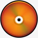 CD色红盘磁盘保存镉股票图标图标