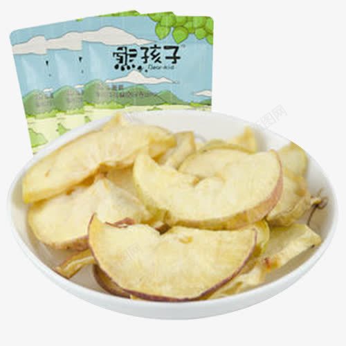 熊孩子苹果干png免抠素材_新图网 https://ixintu.com 产品实物 苹果干 零食 食品