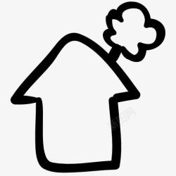 小房子符号小房子符号图标高清图片