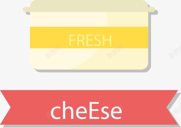 奶酪原料png免抠素材_新图网 https://ixintu.com 原料 奶酪 奶酪原料 扁平化 标签 烘焙 烘焙原料 简约 红色标签
