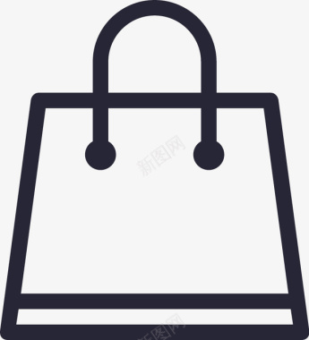 购物袋矢量图图标图标