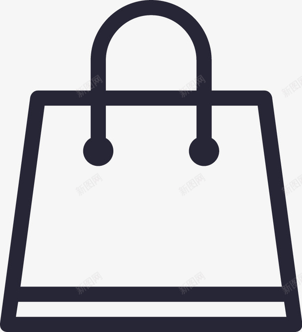 购物袋矢量图图标eps_新图网 https://ixintu.com 购物袋 矢量图