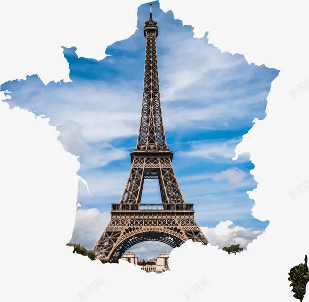 巴黎铁塔风景png免抠素材_新图网 https://ixintu.com 产品实图 巴黎 铁塔 风景