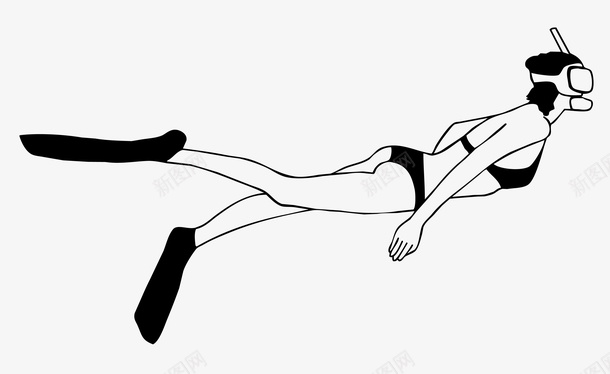 游泳锻炼图标png_新图网 https://ixintu.com 一个 卡通 女人 手绘 比基尼 游泳 游泳用具