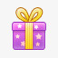 紫色的圣诞礼物图标png_新图网 https://ixintu.com gift 礼物