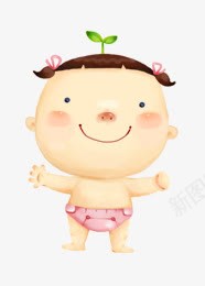 卡通小人物png免抠素材_新图网 https://ixintu.com 卡通小孩 小孩 环保小孩