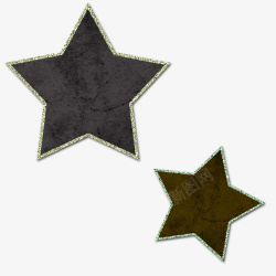 两个五角星素材