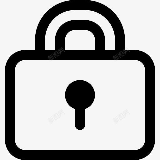 锁图标png_新图网 https://ixintu.com 安全锁孔 工具 隐私