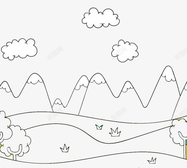手绘的背景风景png图片免费下载 素材0zqkvvjgu 新图网 手绘的背景风景png图片免费下载 素材0zqkvvjgu 新图网