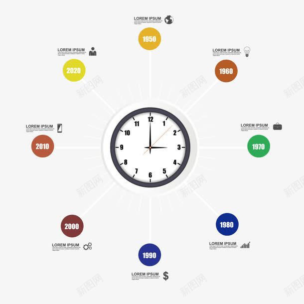 圆形活动商务时间轴png免抠素材_新图网 https://ixintu.com 商务 圆形 时间轴 活动 活动时间轴
