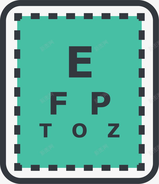 绿色简约视力对照表png免抠素材_新图网 https://ixintu.com 保护眼睛 全球爱眼日 眼睛 视力 视力对照表 视力检测