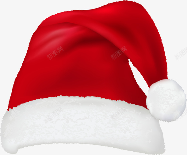 圣诞节红色圣诞帽png免抠素材_新图网 https://ixintu.com 冬天帽子 冬季帽子 圣诞节帽子 寒冷冬天 红色圣诞帽 红色帽子