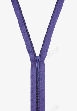 紫色张开的拉链图素材