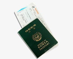 登机牌护照素材