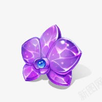 质感晶莹剔透的紫色花朵png免抠素材_新图网 https://ixintu.com 晶莹剔透 紫色 花朵 质感