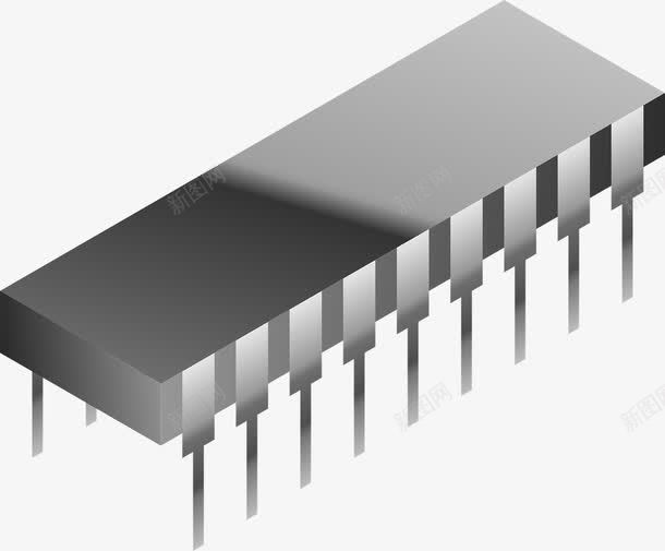 灰色的芯片png免抠素材_新图网 https://ixintu.com 安装 灰色 芯片
