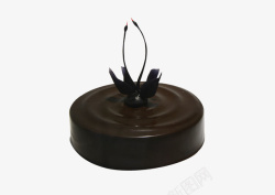 黑巧克力情侣蛋糕素材