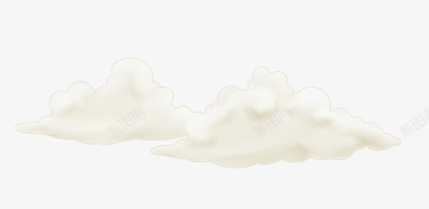 白色两朵白云云朵矢量图eps免抠素材_新图网 https://ixintu.com 两朵白云 云朵 白色云朵 矢量云朵 矢量图
