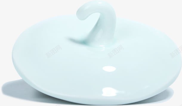 白色手绘陶瓷杯盖png免抠素材_新图网 https://ixintu.com 瓷杯 白色