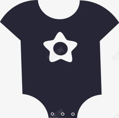 婴童服装图标图标