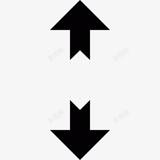 垂直方向的箭头图标png_新图网 https://ixintu.com 向下 垂直移动 方向 箭头 运动起来