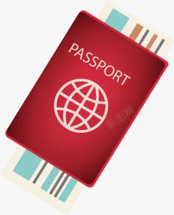 护照元素素材