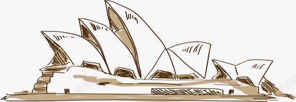 手绘卡通悉尼歌剧院png免抠素材_新图网 https://ixintu.com 建筑 悉尼歌剧院 手绘悉尼歌剧院 歌剧院