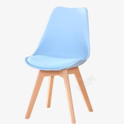 蓝色桌椅素材