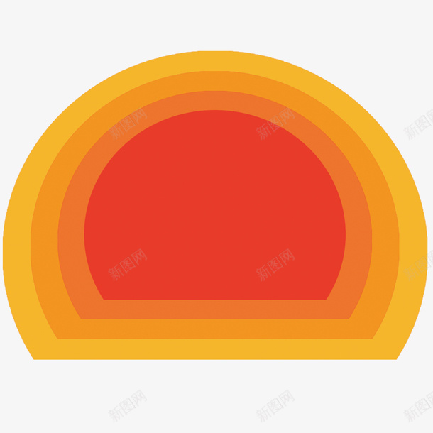 橙色渐变图案png免抠素材_新图网 https://ixintu.com 图案 橙色 渐变