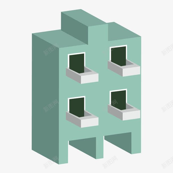 卡通建筑png免抠素材_新图网 https://ixintu.com 卡通 卡通素材 建筑 楼层 楼层建筑 楼层素材 矢量建筑 矢量楼层 矢量素材