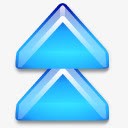 行动蓝色双箭头图标png_新图网 https://ixintu.com action arrow blue double increase up upload 上传 了 双 增加 箭头 蓝色的 行动