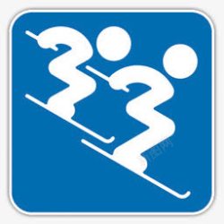 高山滑雪高山滑雪奥运会索契2014图标高清图片
