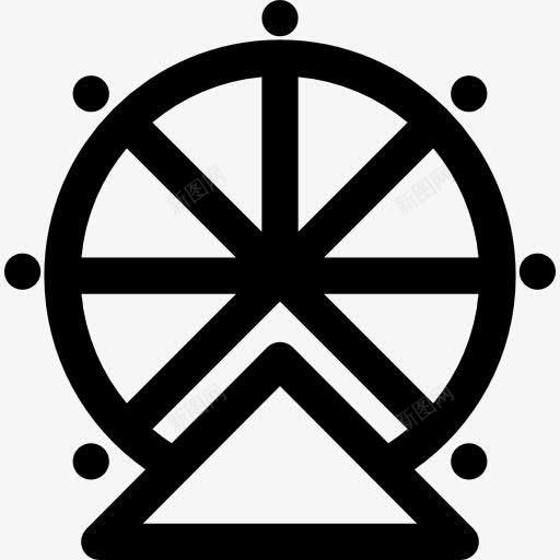 FerrisWheel图标png_新图网 https://ixintu.com 嘉年华 好玩 游乐场 马戏团