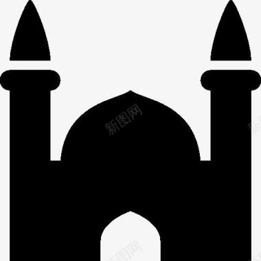 文化清真寺图标图标