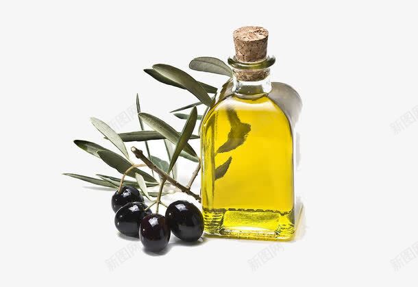 瓶装橄榄油小清新包装png免抠素材_新图网 https://ixintu.com 包装设计 实物展示 小清新 橄榄油
