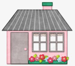 椴滆倝卡通小房子高清图片