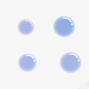 蓝色透明气泡装饰png免抠素材_新图网 https://ixintu.com 气泡 蓝色 装饰 透明