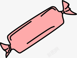 粉色的奶糖素材