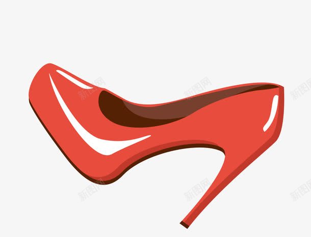 红色女式诱惑高跟鞋png免抠素材_新图网 https://ixintu.com 矢量高跟鞋 红色女式 诱惑 高跟鞋