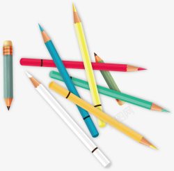 彩色铅笔彩色笔素材
