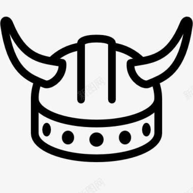 海盗角盔图标图标