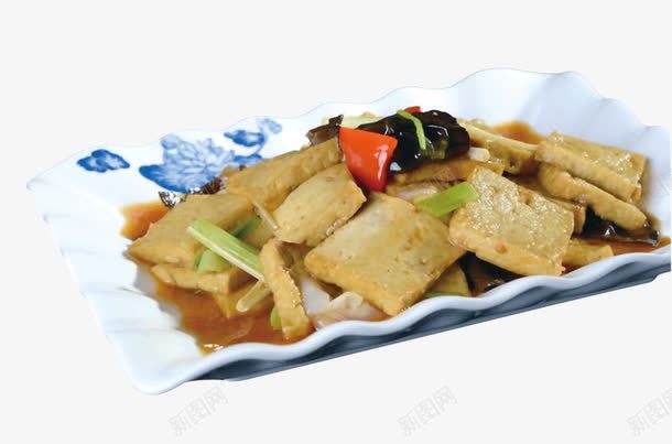 家常豆腐热菜香喷喷的虎皮豆腐png免抠素材_新图网 https://ixintu.com 家常 热菜 美味 豆腐