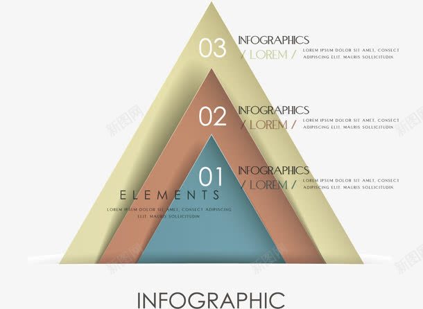 三角图表png免抠素材_新图网 https://ixintu.com ppt 几何 分类 数字 步骤