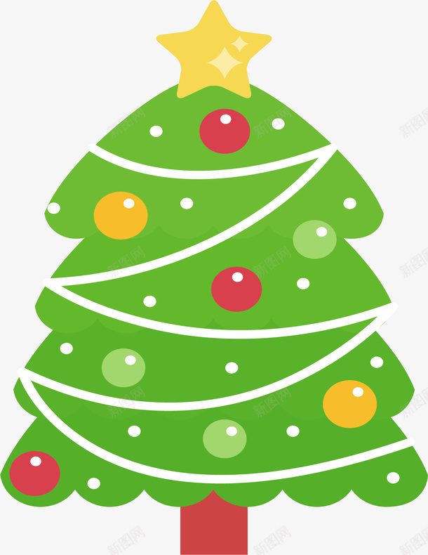 可爱卡通的圣诞树矢量图ai免抠素材_新图网 https://ixintu.com 卡通圣诞树 可爱圣诞树 圣诞快乐 圣诞树 圣诞节 矢量png 矢量图