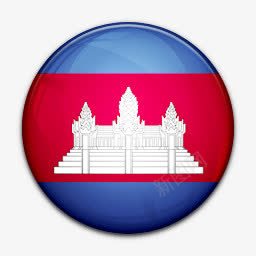 国旗的柬埔寨worldflagicons图标图标