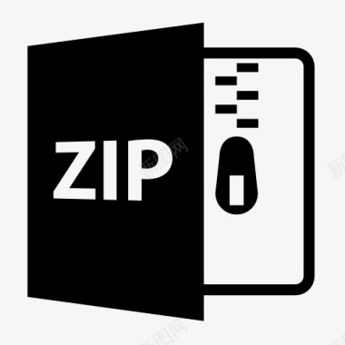 zip格式文件图标图标