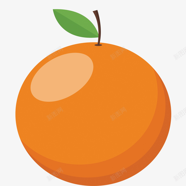 橙子水果png免抠素材_新图网 https://ixintu.com 橙子素材 水果矢量 水果素材 矢量水果 矢量素材 素材