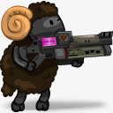 球员冲击步枪羊ariesicons图标png_新图网 https://ixintu.com Rifle Sheep Shock UT player 冲击 步枪 球员 羊