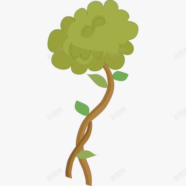植物树木的藤条png免抠素材_新图网 https://ixintu.com 树木 植物 绿色 藤条