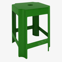 绿色转椅高脚凳子绿色塑料高脚凳子高清图片